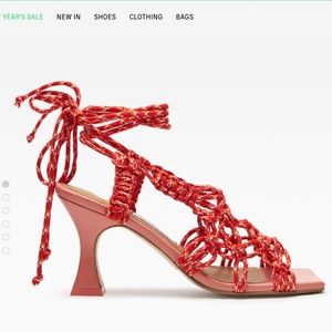 Miista Stephanie Red Sandals